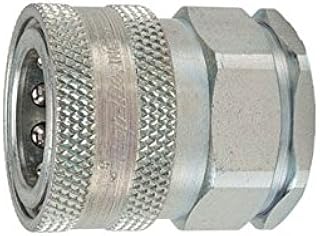 Parker Hannifin VHC12-12F Snap-Tite Series H Steel Multi-Purpose Hydraulic Quick Coupler with Female Pipe Thread, Poppet Valve, 3/4