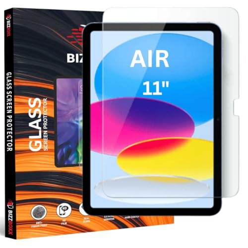 Image of Tempered Glass Full Screen Protector For Apple iPad Air 11 Anti-Scratch & Smudge Proof (Transparent) (Pack Of 1)