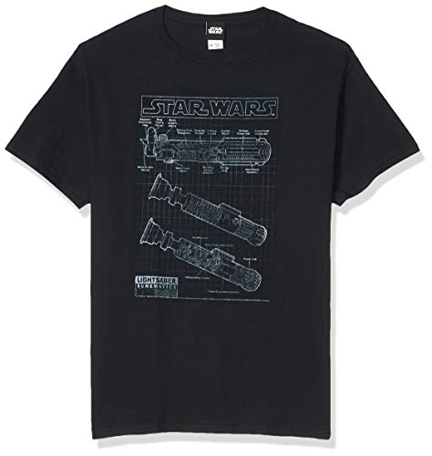 T-shirt Star Wars sabre laser en taille L, le cadeau parfait pour homme