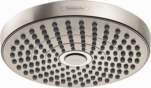 Product Deal hansgrohe Croma Select S 7-inch Showerhead Premium Modern 2-Spray Rain, IntenseRain Easy Clean with QuickClean in Brushed Nickel, 26523821 Exclusive Discount 90% Price hansgrohe Croma Select S 7-inch Showerhead Premium Modern 2-Spray Rain, IntenseRain Easy Clean with QuickClean in Brushed Nickel, 26523821