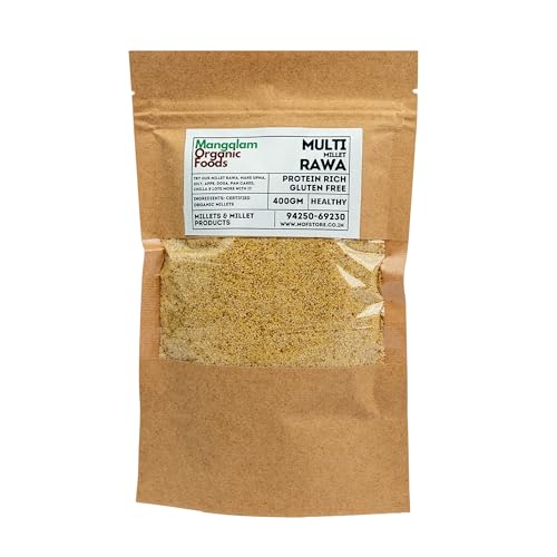 Best Indian Sweets to Make for Festive Guests 47 MOF Multi Millet Rawa 400g | Healthy Mix of Foxtail, Ragi, Kodo, ...