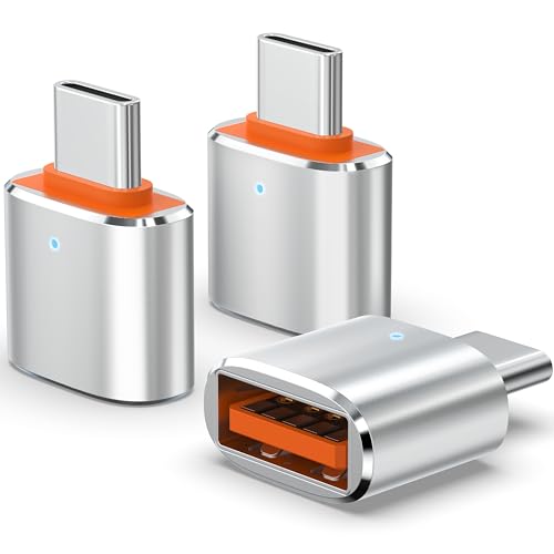 Duyasurs 3Pack Upgraded USB C to USB Adapter, High-speed data Transfer, USB C Male to USB 3.0 Female...