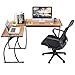 GreenForest L Shaped Gaming Computer Desk 58.1 inch, L-Shape Corner Gaming Table, Writing Studying PC Laptop Workstation for Home Office Bedroom, Bright Walnut