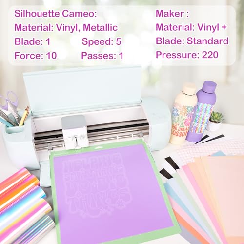 VINYL FROG Glossy Permanent Adhesive Vinyl Pack 12''x12'' 25 Sheets/Pack Assorted Colors Craft Vinyl for Mug, Cup, Window & Home Deco,and Other DIY Projects