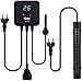 hygger Aquarium Heizung 500W, Leistungsstarker Aquarium Heizstab mit LED-Anzeige und externem Temperaturregler, Aquarium Heizer Regelheizer Tauchheizkörper für 115-450L Aquarien