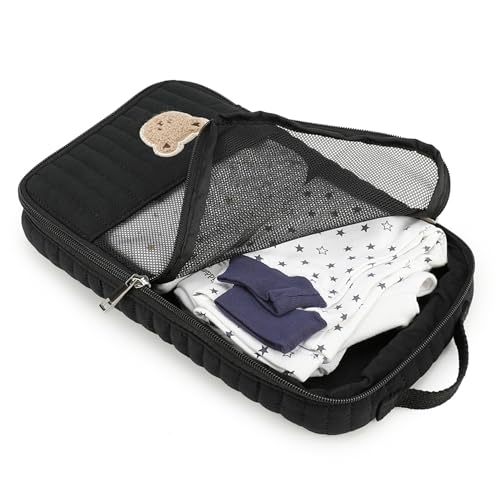 Pochette à couches à compartiments pour éviter le désordre du sac de bébé - 7