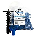 MAKO® Starter Kit Concrete Screed Support System – 50 FinCap® Screed Chairs + MAKO® Driver Installation Tool – Fast One-Person Setup for Slab-on-Grade Construction – Made in USA