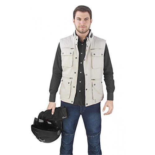 OJ - Gilet Multitasche Tessuto Esterno in Cotone