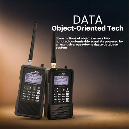 Image of Whistler TRX-1 Handheld Digital Police Scanner Radio - Portable Scanner with EZ Scan, APCO P25 Phase I & II, DMR, NXDN, and USA /Canada Database - Black