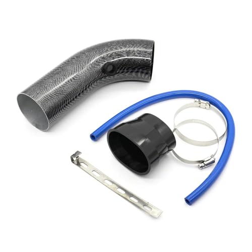 Tuyau d'admission turbo 76mm universel haut débit avec conduit air froid