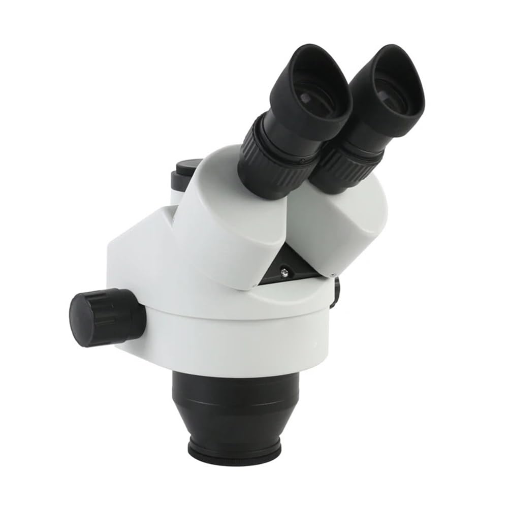 Microscopio Microscopio estéreo trinocular parfocal con Brazo articulado, Soporte de Abrazadera, cámara de vídeo USB, HDMI, 2K, 48 MP, Tipo C, Columna de 32 mm, Enfoque simultáneo, Zoom de 3,5 X a 90