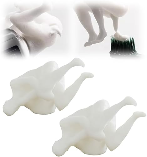 Trick Props - Dispensador de pasta de dientes divertido, tapas de pasta de dientes divertidas, fundas divertidas para exprimir pasta de dientes,