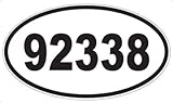 US Decal, Inc. Number 92338 Oval Sticker