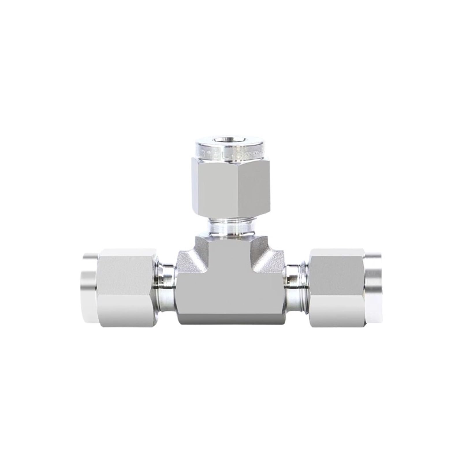 1 pieza de 2000 PSI SS316L, 3 vías, 1/16"-1", 3-25 mm de diámetro exterior, unión de compresión, acoplador de tubería de acero inoxidable SUS316L, conector con tuerca de seguridad(19.02mm 3l4 Inch)