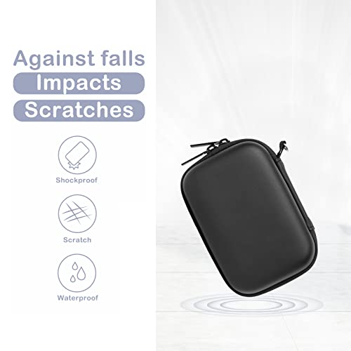 Mosis Compatible With Sony Dscw 800/830&Compatible With Canon Powershot Elph 180/190&Compatible With Abergbest 21 Mega Pixels 2.7" Lcd Rechargeable Hd, Digital Camera Case Bag With Hand Strap, Black #TOP4