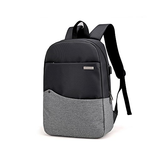 doxungo Unisex Mochila Resistente Al Agua Mochila al aire libre bolsa de viaje negocios mochila portátil mochila con puerto de carga USB