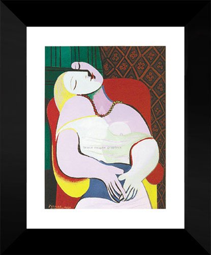 Amazon.com: Pablo Picasso Framed Art Print 18x15 