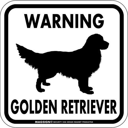 [MAGSIGN] ���X�e�b�J�[/�o���p�[�X�e�b�J�[ �S�[���f�����g���o�[�p��/����WARNING GOLDEN RETRIEVER �Ώ�:��(�h�A/�K���X/�{�f�B)����O(���֔�/���K���X/���[���|�X�g) ���{�� �J���[:�z���C�g(���F) M�T�C�Y