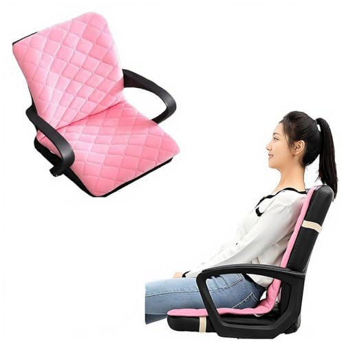 Esterilla Calor Con Apagado Automático Y 30 Temperaturas Almohadilla de Calefacción. Mantas Electricas Adecuado Para Cintura, Espalda, Caderas (45 X 88 Cm),Pink