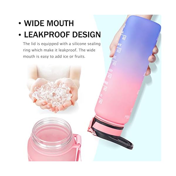 Fidus-32oz-Leakproof-Tritran-BPA-Free-Water-Bottle-with-Motivational-Time-Marker-to-Ensure-You-Drink-Enough-Water-Daily-for-Fitness-Gym-and-Outdoor-Sports Fidus 32oz Motivational Water Bottles with Times to Drink & Straw,Leakproof BPA Free Bottle with Time Marker to Ensure You Drink Enough Water Daily for Fitness, Gym and Outdoor Sports