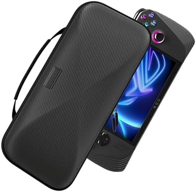 Syntech ASUS ROG Ally/ ROG Ally X Konsolu ve Aksesuarları ile Uyumlu Sert Taşıma Çantası, Depolama için Taşınabilir Seyahat El Çantası, Büyük Kapasiteli EVA Darbeye Dayanıklı Koruyucu Taşıma Çantası - Görsel 1