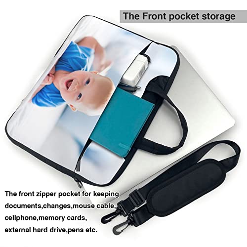 Personalized Custom Laptop Bag with Photo Text Logo, Customized Computer Notebook Protective Bag Briefcase Sleeve Case4