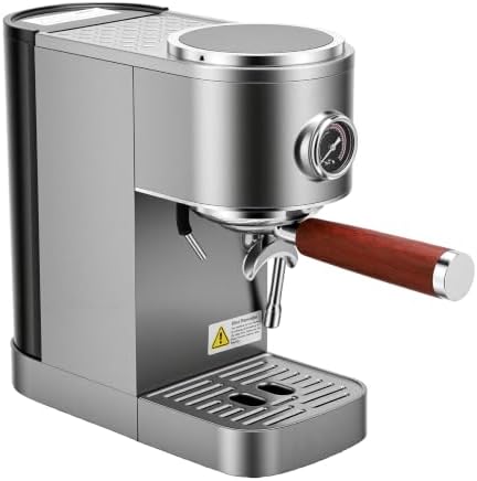 Irfora Portable Coffee Maker with Touchscreen and PID Control for Home Brewing 20 Bar Pump and Commercial Quality Silver 1.3L - 3
