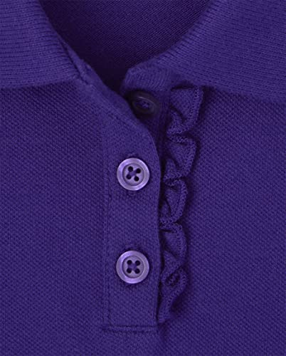 Image of The Children's Place Girls and Toddler Short Sleeve Ruffle Pique Polo
