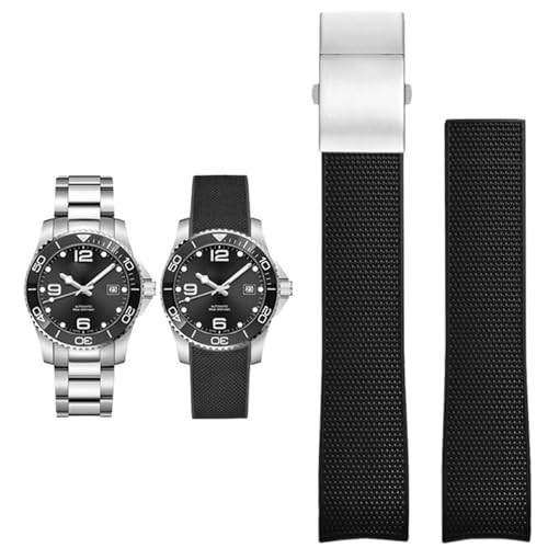 Bracelet montre caoutchouc 21mm homme plongée mécanique L37814