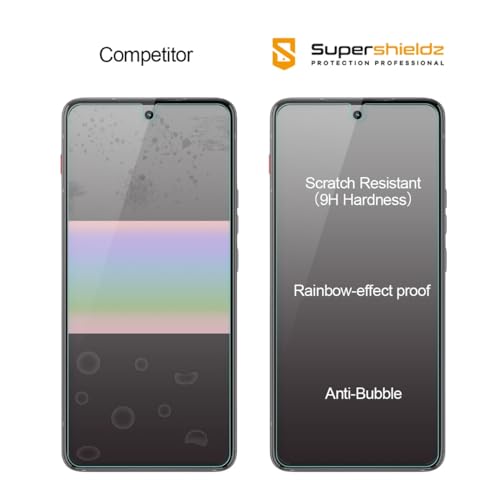 Image of Supershieldz (2 Pack) Designed for Lenovo ThinkPhone by Motorola Tempered Glass Screen Protector, Anti Scratch, Bubble Free