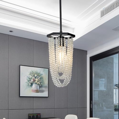 Lámpara de araña de cristal Style Creative decorativa con soporte de metal colgante 4