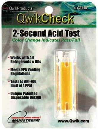 (2) Pack - Qwikcheck Acid Test Refrigeration Machine Accessories Kits