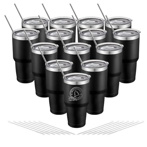 YOUKE OLA 14 Pack Powder Coated Black 30oz