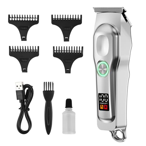 DONGYIN Mini Cordless Hair Clippers for Men Small Size Professional Clippers and Trimmers Set Electric Hair Trimmer for Men with Led Display.