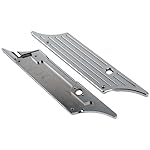 BOERLKY-Chrome-Hard-Saddle-Bag-Latch-Cover-Face-Fits-Road-Aluminum-Left-and-Right-Equipped-with-Hard-Painted-Saddle-Bags-PositionStrict-QC-Fitment-Tested