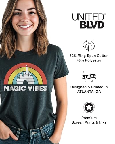 Image of Vacation Character Unisex Cotton T-Shirt|Cartoon Vintage Graphic Tee|Perfect for Vacation & Casual Wear