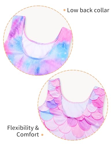 Image of 2 Pack Leotard for Girls Gymnastics Sparkly Sleeveless Unitards