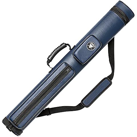 Adhafera Funda Rígida de Transporte de 2 x 2 para Taco de Billar Cover