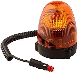 HELLA - Lampa ostrzegawcza halogenowa - KL Rotafix - 24 V - żółta - mocowanie magnetyczne - kabel: 2500 mm - wtyczka: DIN ISO 4165 - ilość: 1 - 2RL 007 337-031