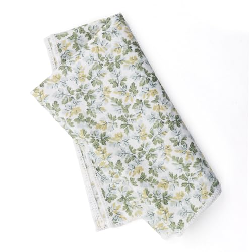 Image of Floral Pocket Squares for Men with Holder Printed Flower Mens Handkerchief Cotton Suit Pocket Hanky for Wedding