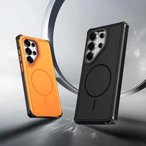 Coque Samsung S24 Plus antichoc résolvant les risques de chute avec silicone magnétique noir - 3