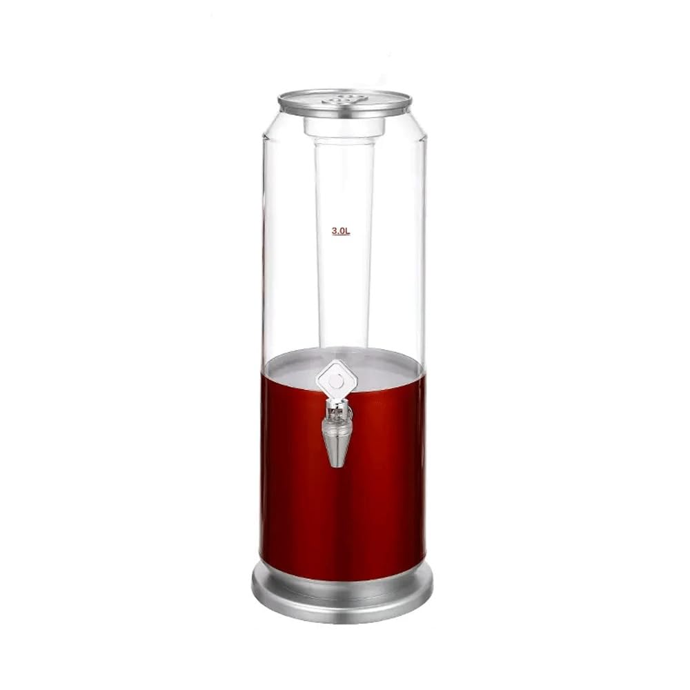 Dispensador de cerveza de mesa de gran capacidad con tubo de hielo y luz LED para el hogar, bar, fiesta, servir bebidas
