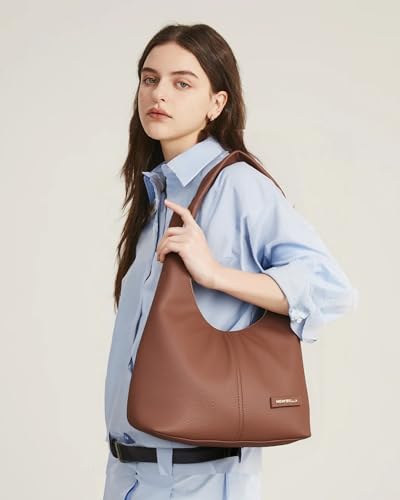 Image of NEWBELLA Small Shoulder Bags for Women - Trendy Underarm Purse & Crossbody Handbag for Daily Commute & Evening