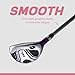 Aspire XD1 Womens Golf Clubs Full Set, Includes Driver, Fairway, Hybrid, 6-PW Irons, Putter, Stand Bag, 3 H/C's, Ultra-Light Graphite Shafts, Golf Clubs Women Right Handed, Comes in 3 Sizes, Purple