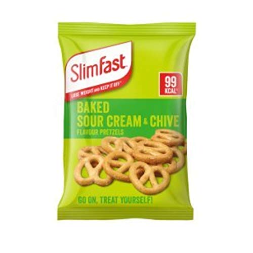 Slim Fast Sour Cream Pretzel Snack Bag 23 g