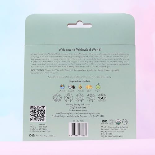 Image of Whimsy Beauty Mini Lip Gloss Kit | Safe, Non Toxic Lip Gloss Set for Kids, Preteens & Girls | Moisturizing Lip Glosses with Vitamin E, Shea Butter & Jojoba Oil | Vegan and Cruelty Free (Pack of 5)