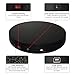 Rotating Display Stand with Remote Control Bluetooth and USB Control, Used for Program Development, Providing Development Command, Motorized Electric Turntable for 3D Scanning (Black, 12.6''
