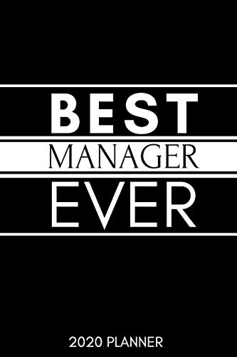 Best manager ever. Planner 2020: Blank daily and weekly calendar 2020 to organize your life day by day! Perfect gift for team leaders, entrepreneurs and students. Classy black cover design. image 3