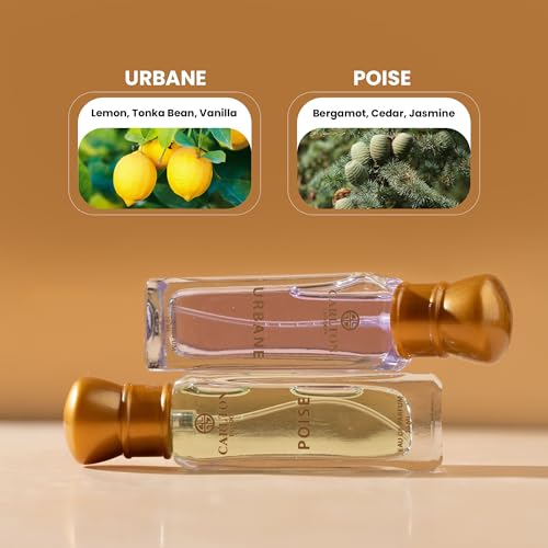 Image of Carlton London Elite Unisex Perfume Gift Set | Luxury and Premium Long Lasting Fragrances with Fruity, Musky, Citrusy & Smoky Scent | For Men & Women Eau de Parfum | 2X20 ML