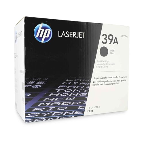 Hewlett Packard [HP] Laser Toner Cartridge Page Life 18000pp Black [for LaserJet 4300] Ref Q1339A